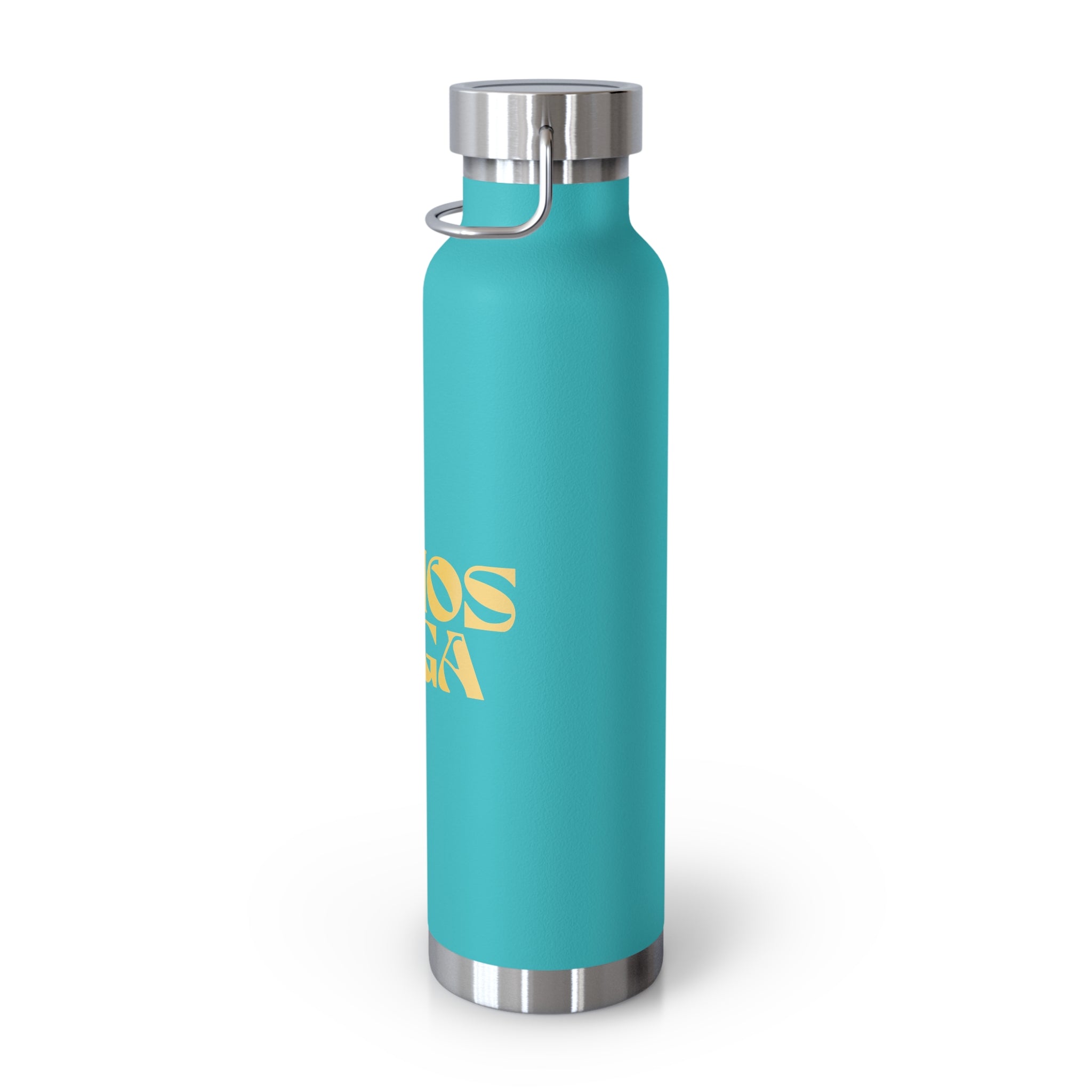 22oz Insulated Water Bottle — Retro 'Hello You' Bold Typography, Copper Vacuum Flask