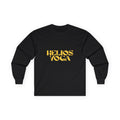 Helios Yoga Long Sleeve Tee — Minimalist Golden Logo