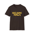 Helios Yoga T-Shirt — Minimal Sun Logo Tee for Yoga & Wellness