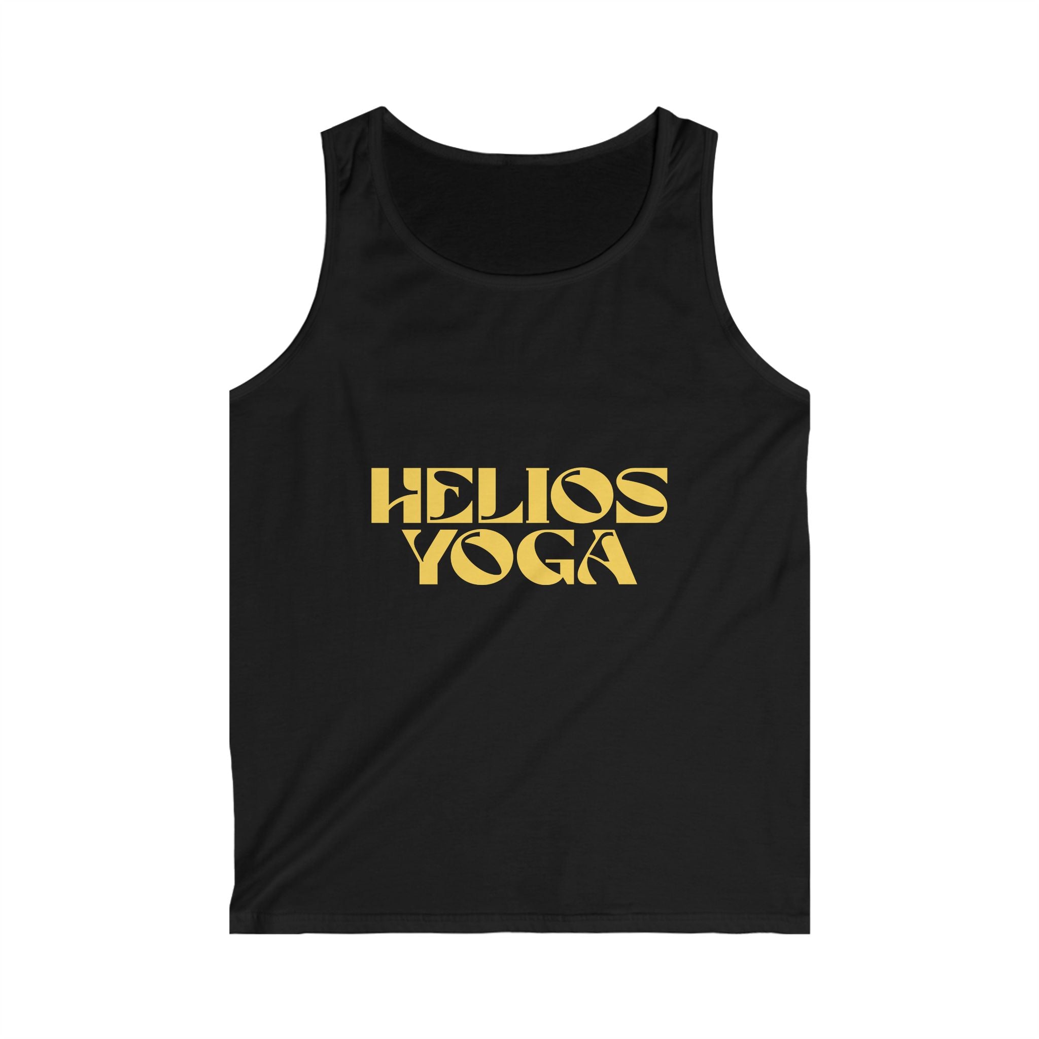 Yoga Tank Top — “Helios Yoga” Retro Sun Logo Men's Tank
