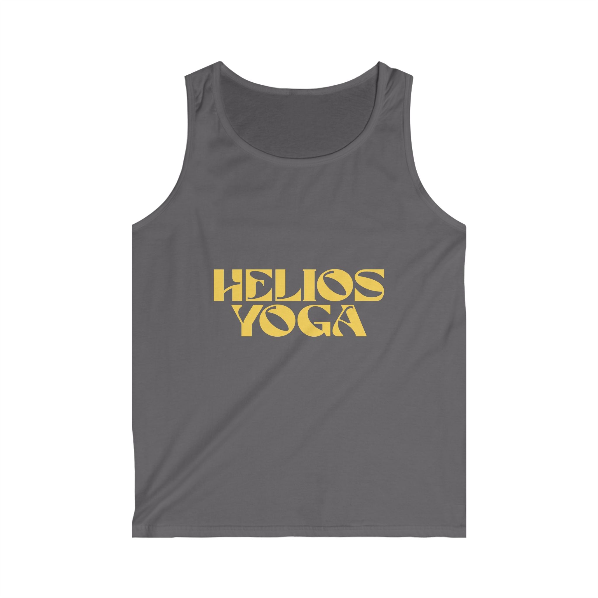 Yoga Tank Top — “Helios Yoga” Retro Sun Logo Men's Tank