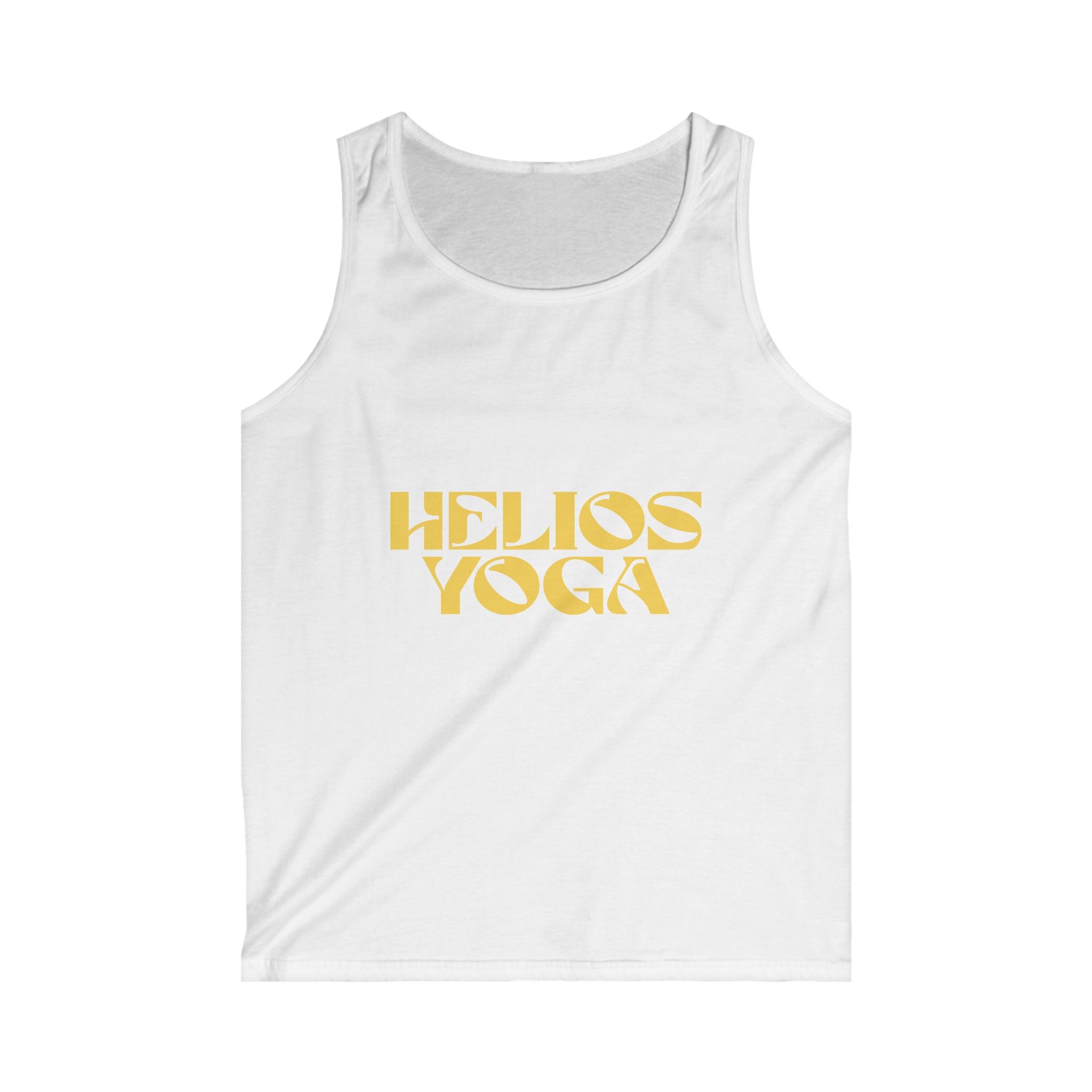Yoga Tank Top — “Helios Yoga” Retro Sun Logo Men's Tank