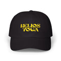 Helios Yoga Embroidered Dad Cap — Green & Yellow Casual Yoga Hat