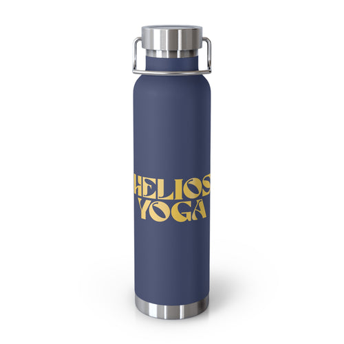 22oz Insulated Water Bottle — Retro 'Hello You' Bold Typography, Copper Vacuum Flask
