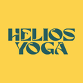 Helios Yoga Sticker — Retro Bold Logo Kiss-Cut Vinyl Sticker