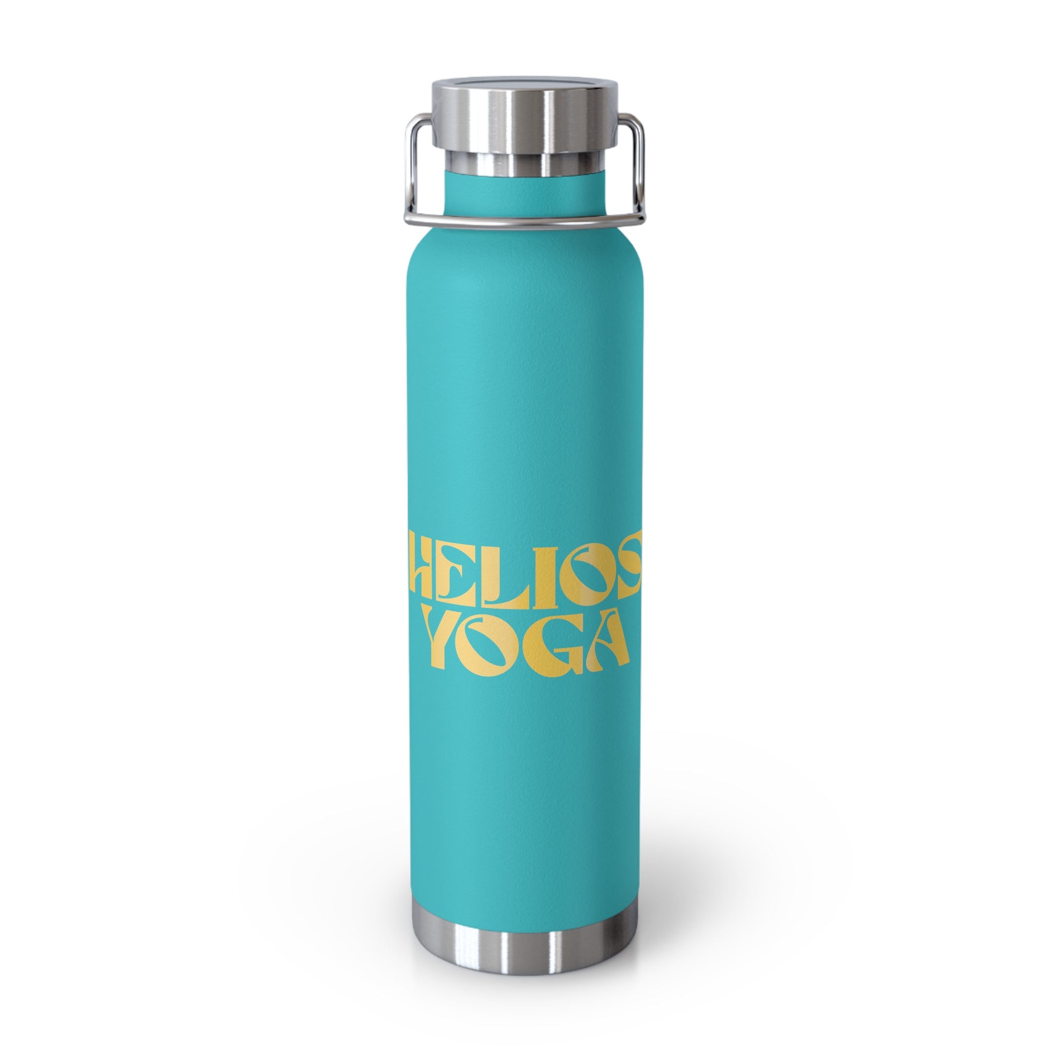 22oz Insulated Water Bottle — Retro 'Hello You' Bold Typography, Copper Vacuum Flask